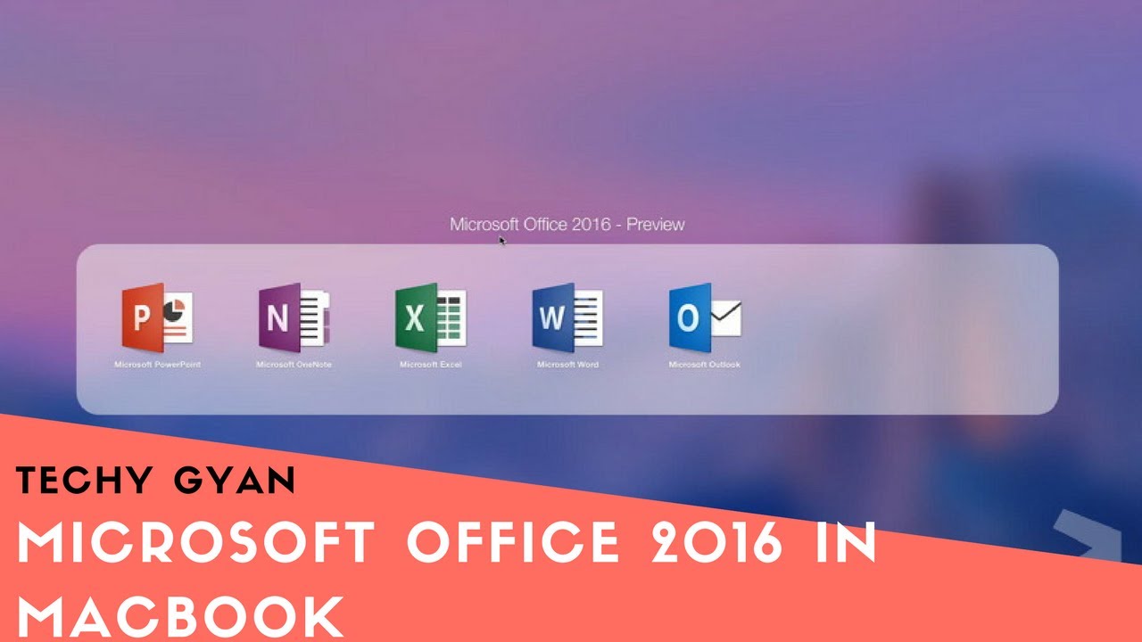 office 2016 for the mac